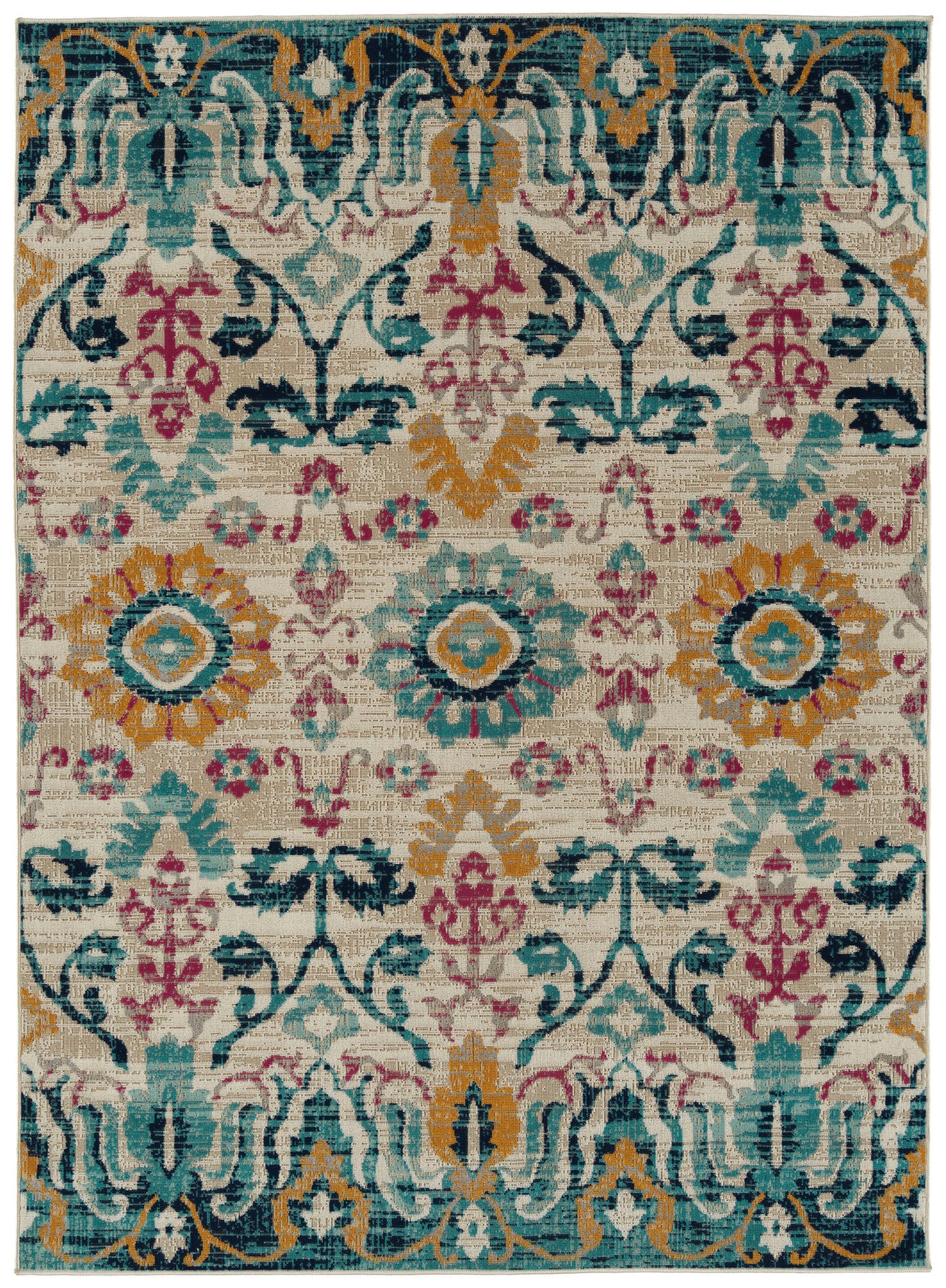 Kaleen Zuma Beach Collection ZUM13-86 Multi Area Rug 7'10" x 10'