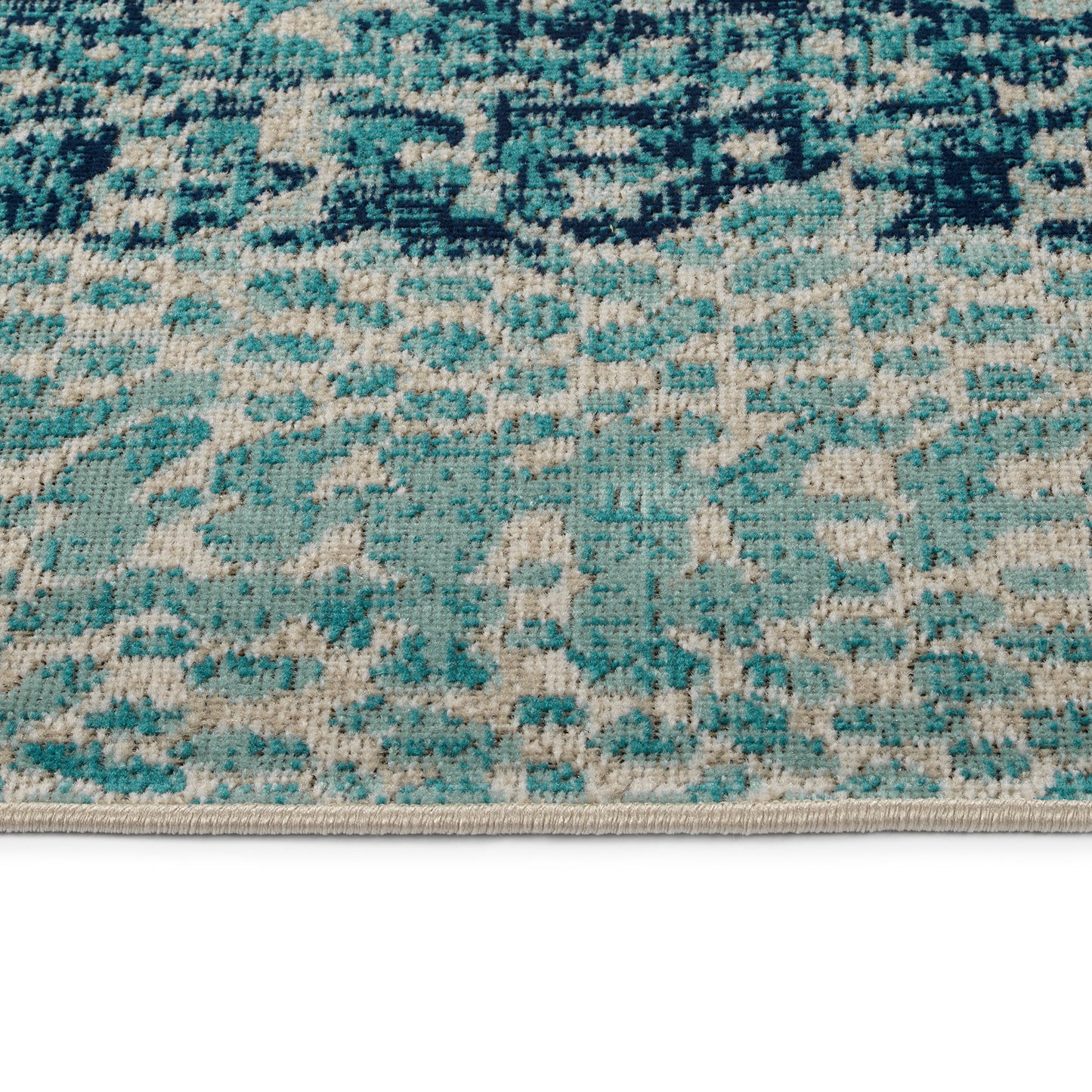 Kaleen Zuma Beach Collection ZUM14-17 Blue Area Rug 5'3" x 7'3"