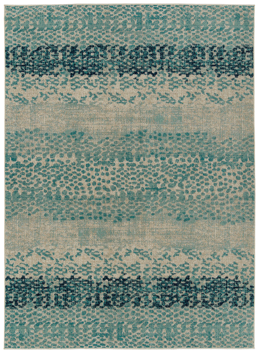 Kaleen Zuma Beach Collection ZUM14-17 Blue Area Rug 9' x 12'