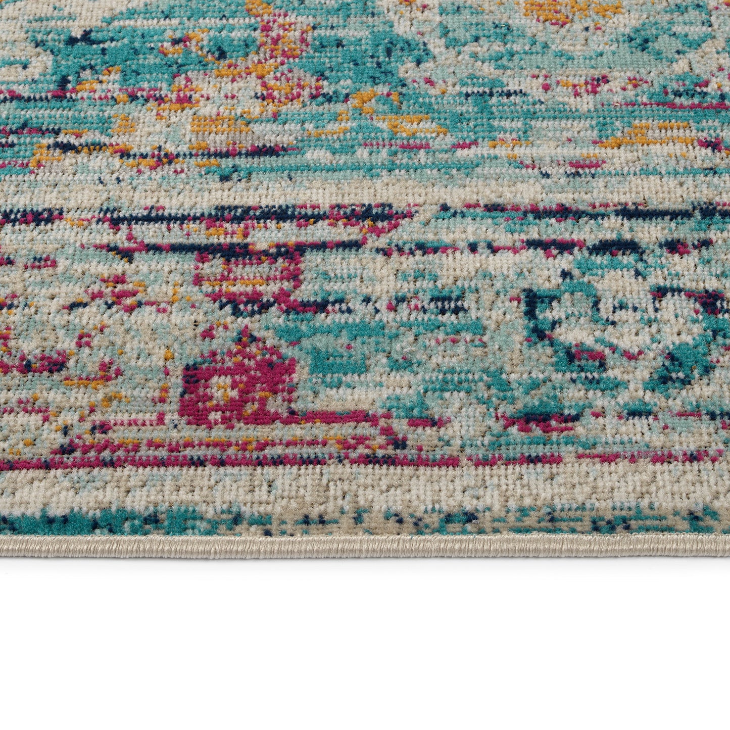 Kaleen Zuma Beach Collection Dark Multi Area Rug 5'3" x 7'3"