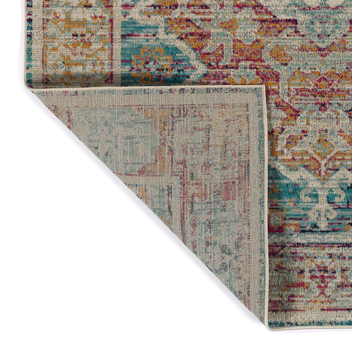 Kaleen Zuma Beach Collection Dark Multi Area Rug 5'3" x 7'3"