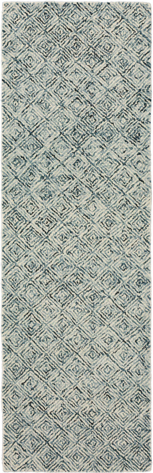 Zoe ZZ1 Charcoal 2'6" x 20' Runner Rug