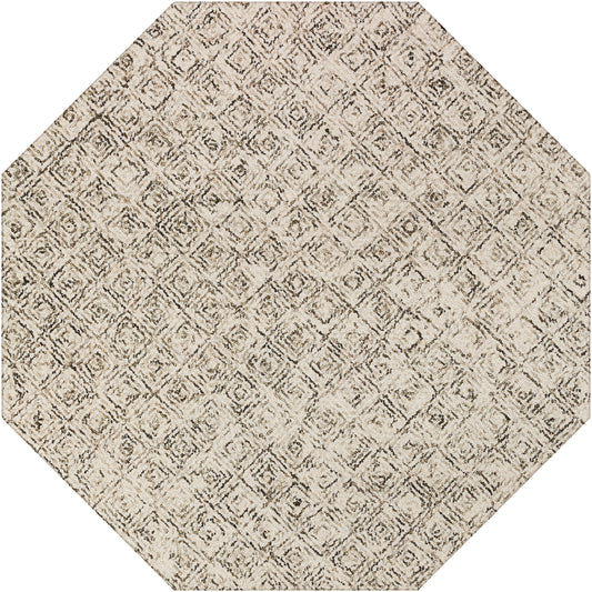 Zoe ZZ1 Chocolate 12' x 12' Octagon Rug