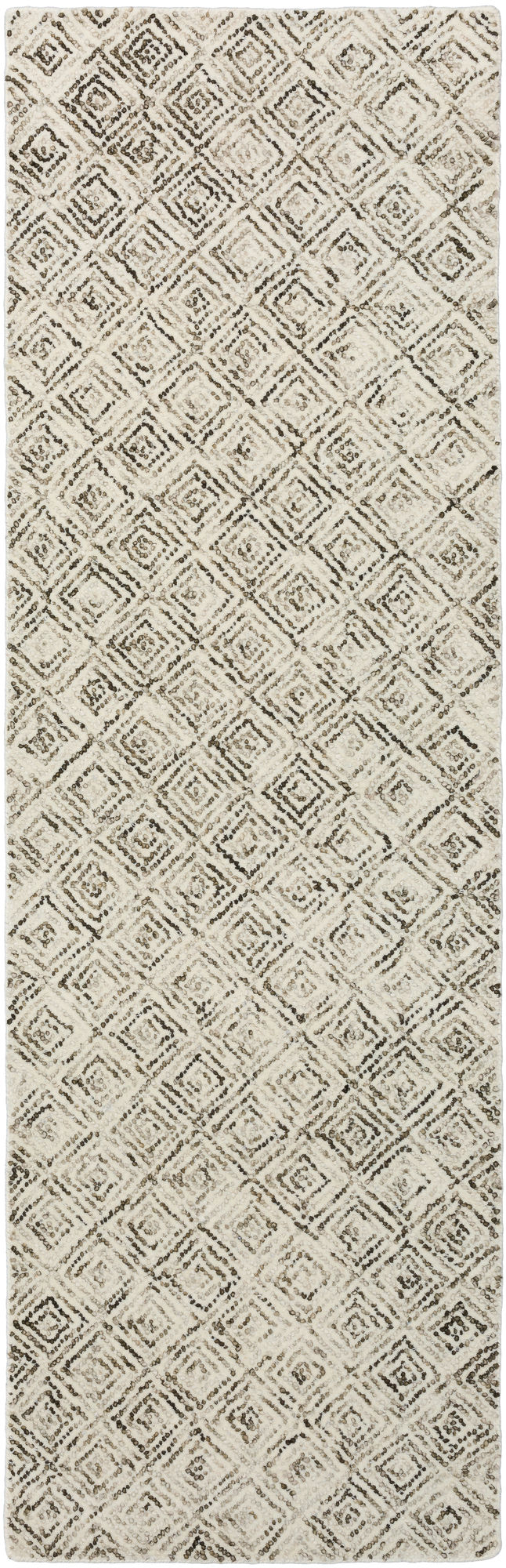 Zoe ZZ1 Chocolate 2'6" x 10' Runner Rug