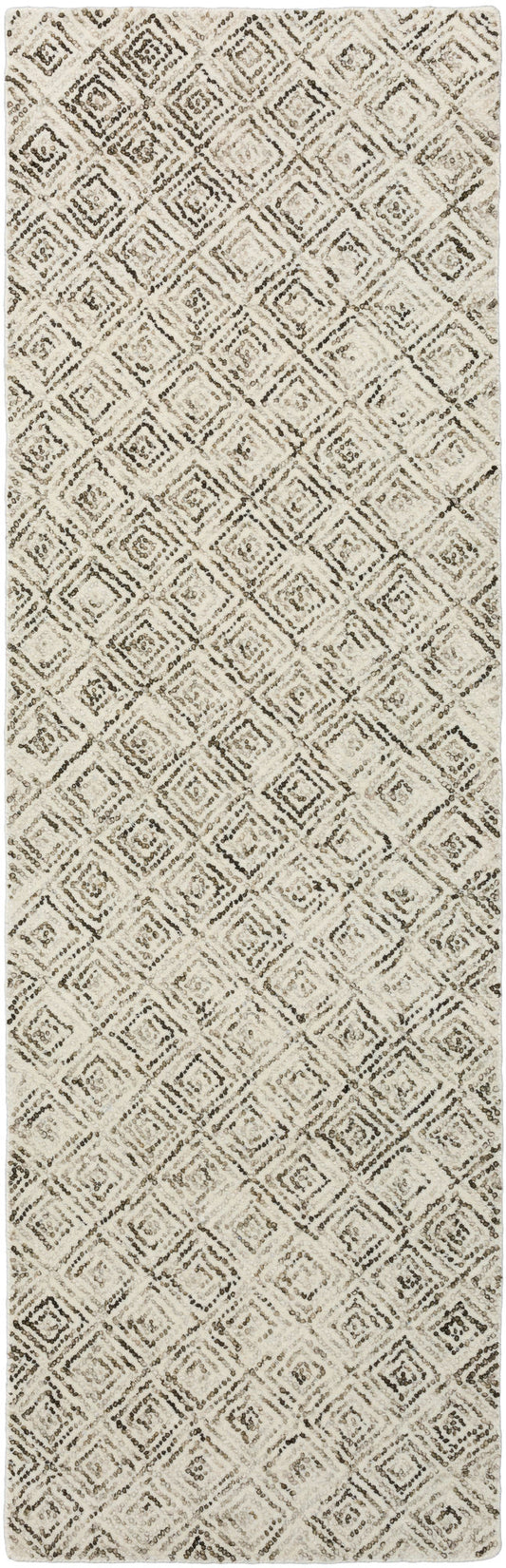 Zoe ZZ1 Chocolate 2'6" x 20' Runner Rug