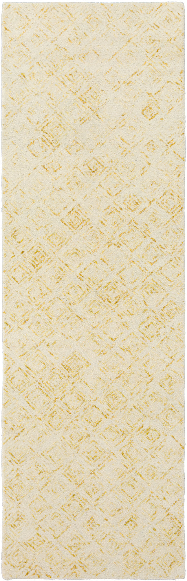 Zoe ZZ1 Gold 2'6" x 12' Runner Rug