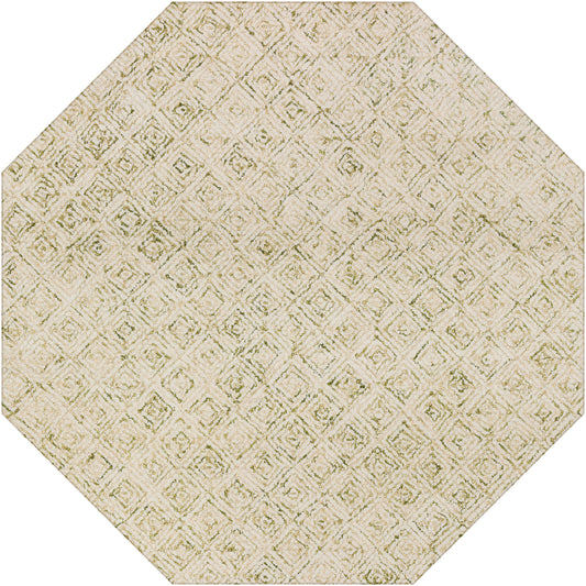 Zoe ZZ1 Lime 12' x 12' Octagon Rug