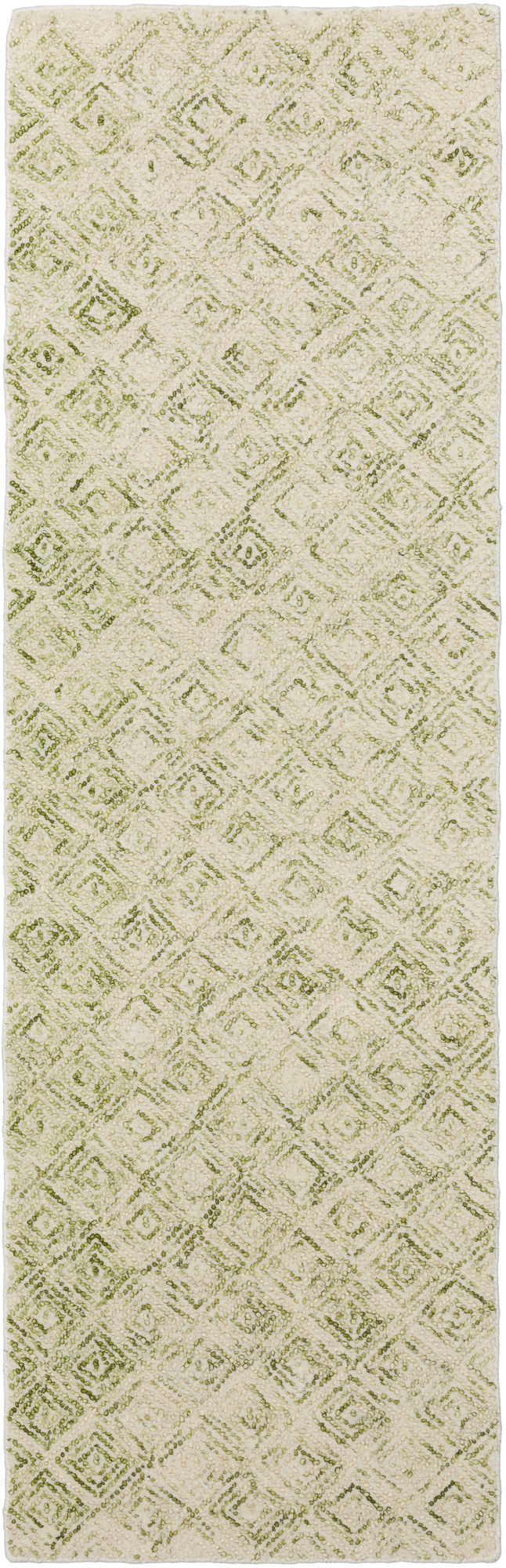 Zoe ZZ1 Lime 2'6" x 10' Runner Rug