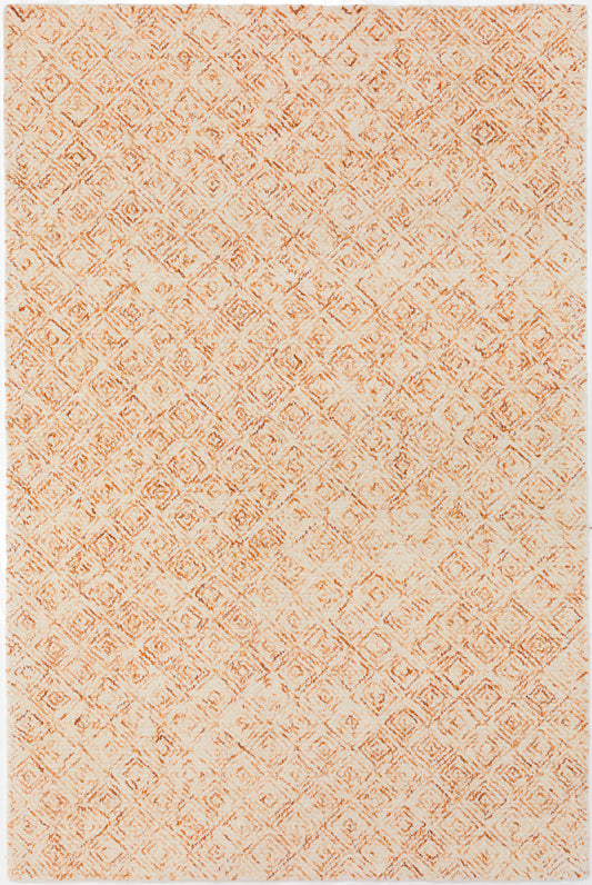Zoe ZZ1 Orange 2'6" x 12' Runner Rug