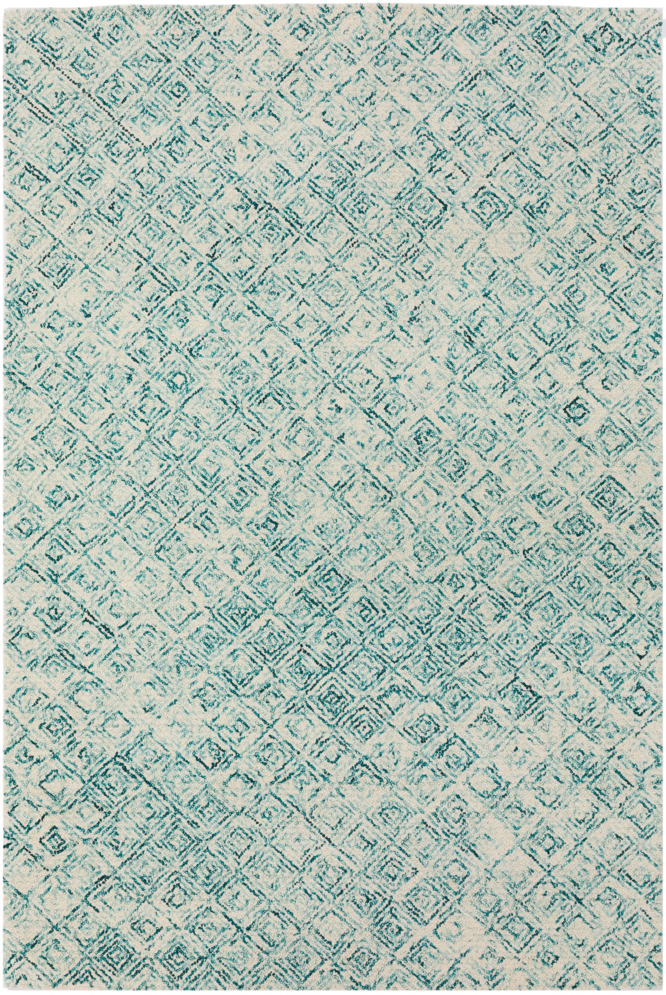 Zoe ZZ1 Teal 12' x 18' Rug
