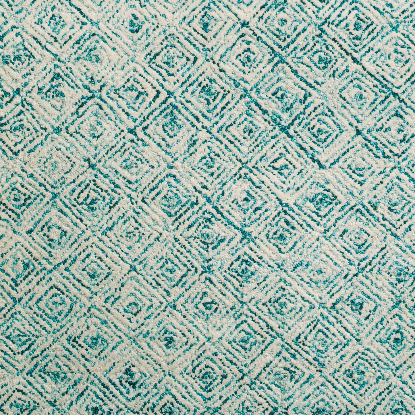 Zoe ZZ1 Teal 2'6" x 20' Runner Rug