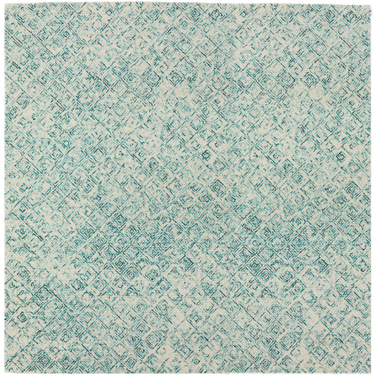 Zoe ZZ1 Teal 6' x 6' Square Rug