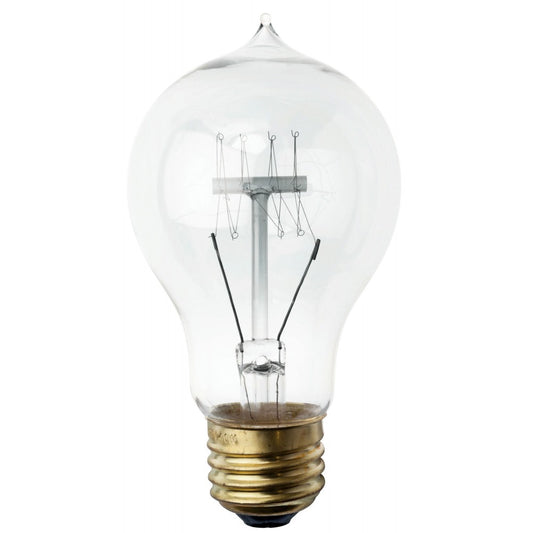 A19(With Tip On Top) 110-130V Clear Glass Light Bulb