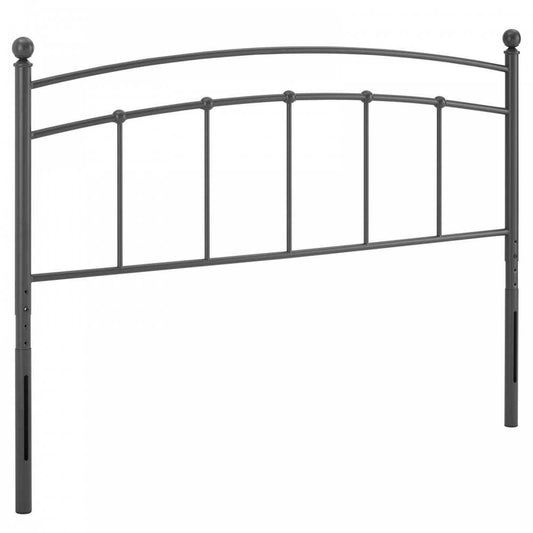 Abigail Full Metal Headboard, Gray