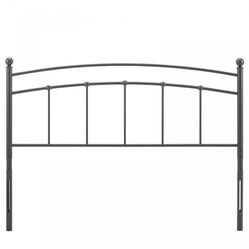 Abigail Full Metal Headboard, Gray