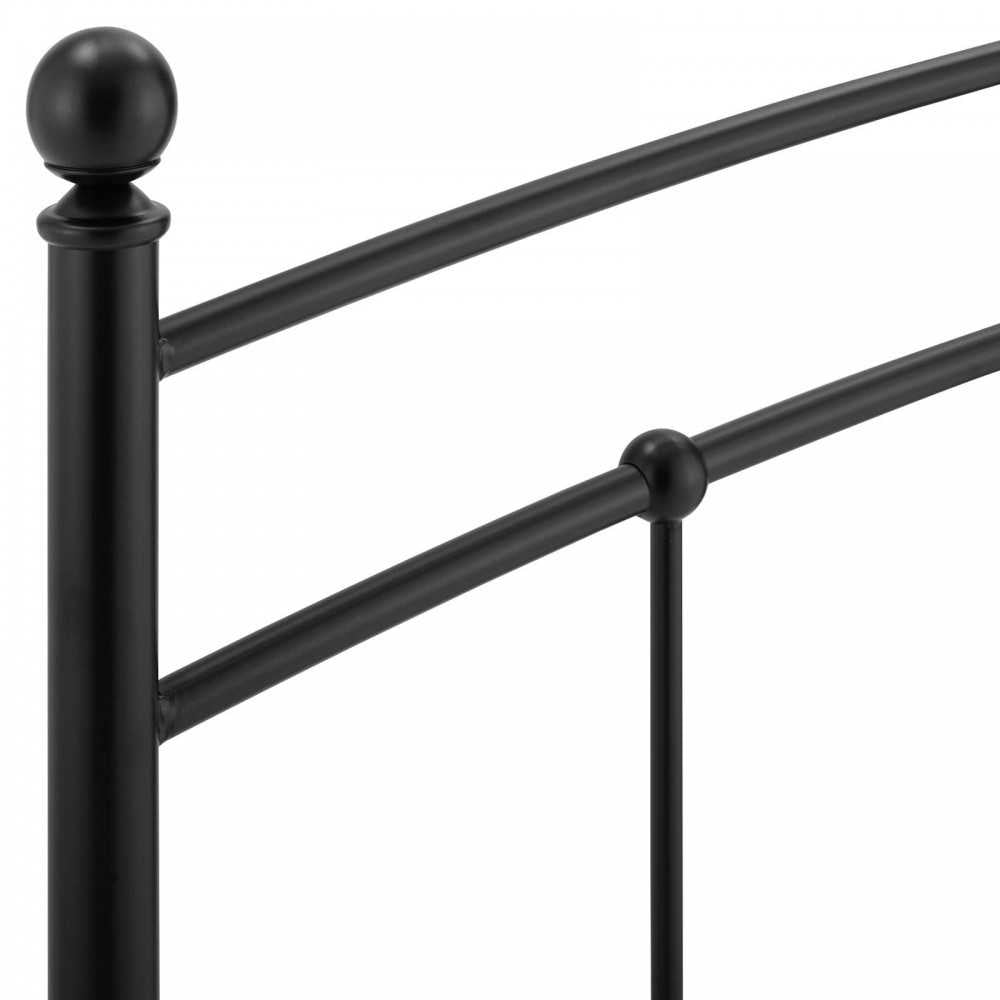 Abigail Full Metal Headboard, Black