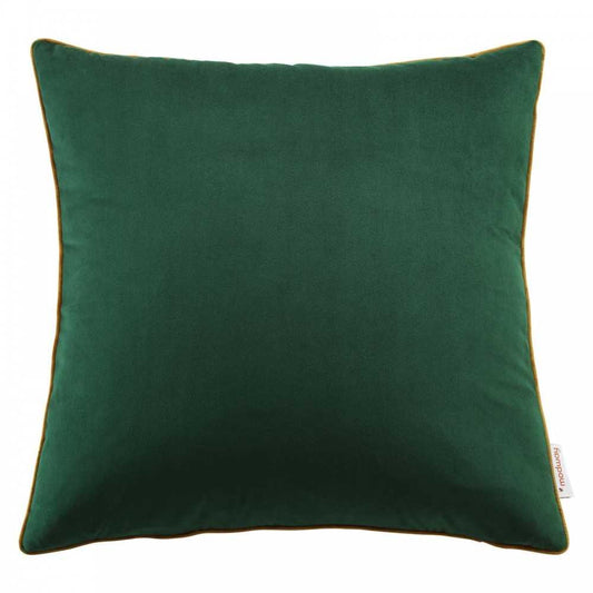 Accentuate 20" Performance Velvet Throw Pillow, Green Cognac