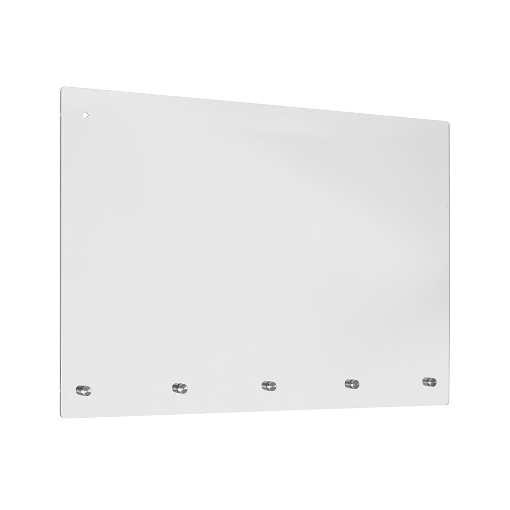 Acrylic Suspended Register Shield / Sneeze Guard, 24"H x 36"L - Hanging and Mounting Hardware Included