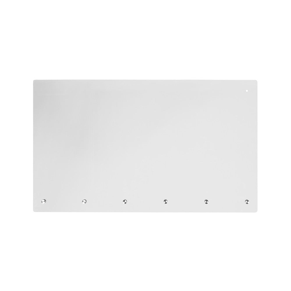 Acrylic Suspended Register Shield / Sneeze Guard, 24"H x 42"L - Hanging and Mounting Hardware Included