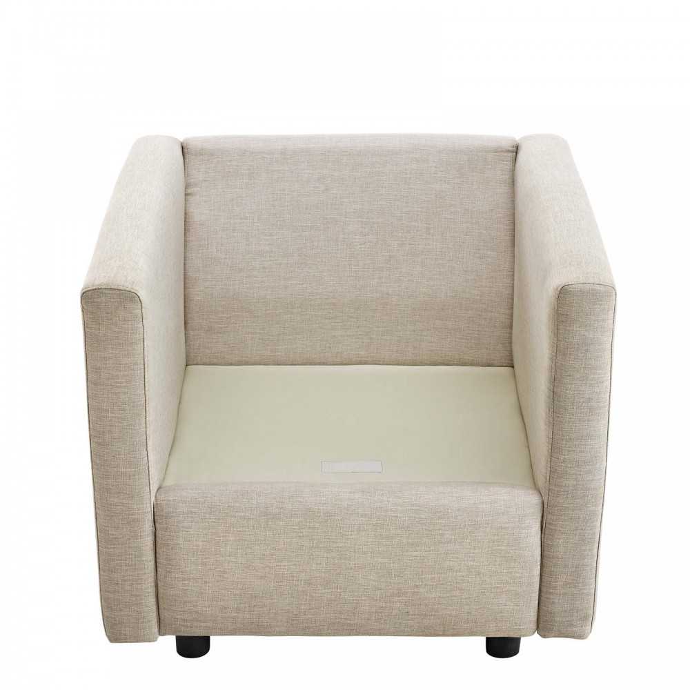 Activate Upholstered Fabric Armchair, Beige