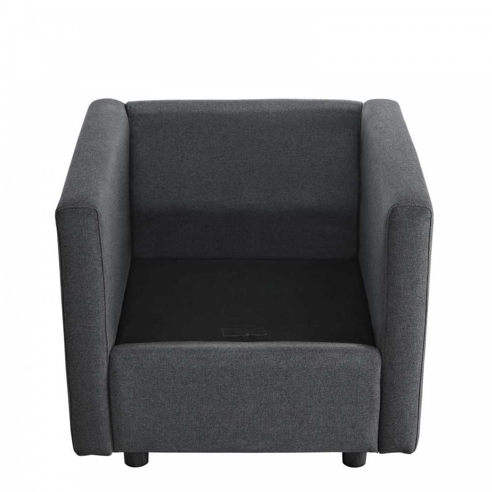 Activate Upholstered Fabric Armchair, Gray