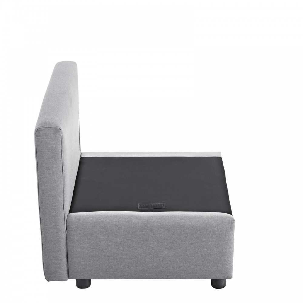 Activate Upholstered Fabric Armchair, Light Gray