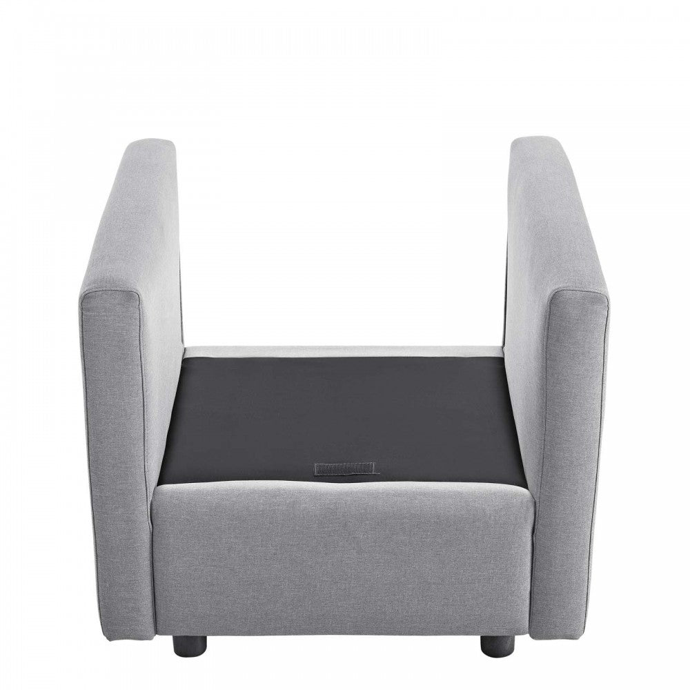 Activate Upholstered Fabric Armchair, Light Gray