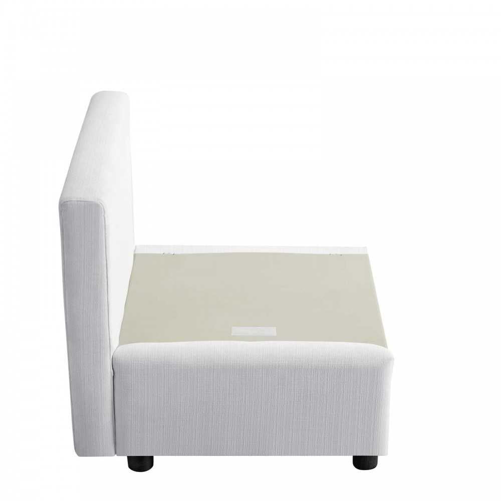 Activate Upholstered Fabric Armchair, White