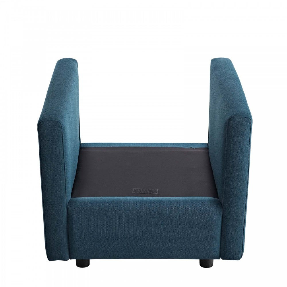 Activate Upholstered Fabric Armchair, Azure