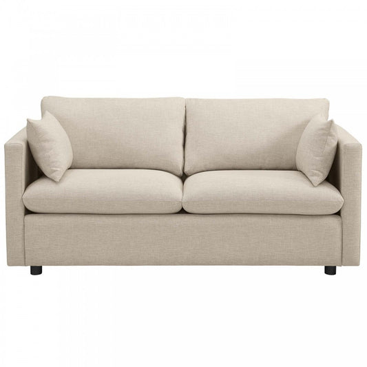 Activate Upholstered Fabric Sofa, Beige