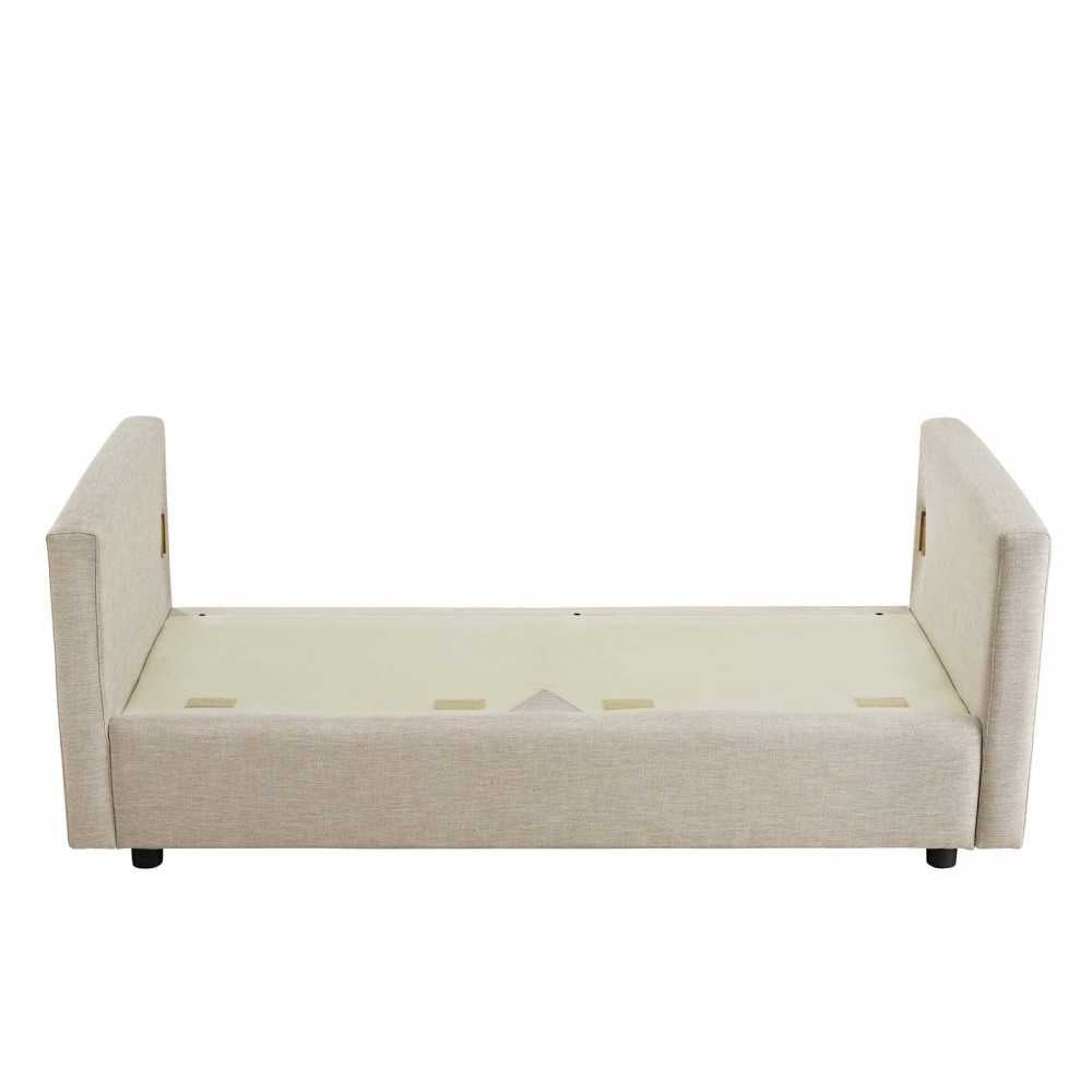 Activate Upholstered Fabric Sofa, Beige