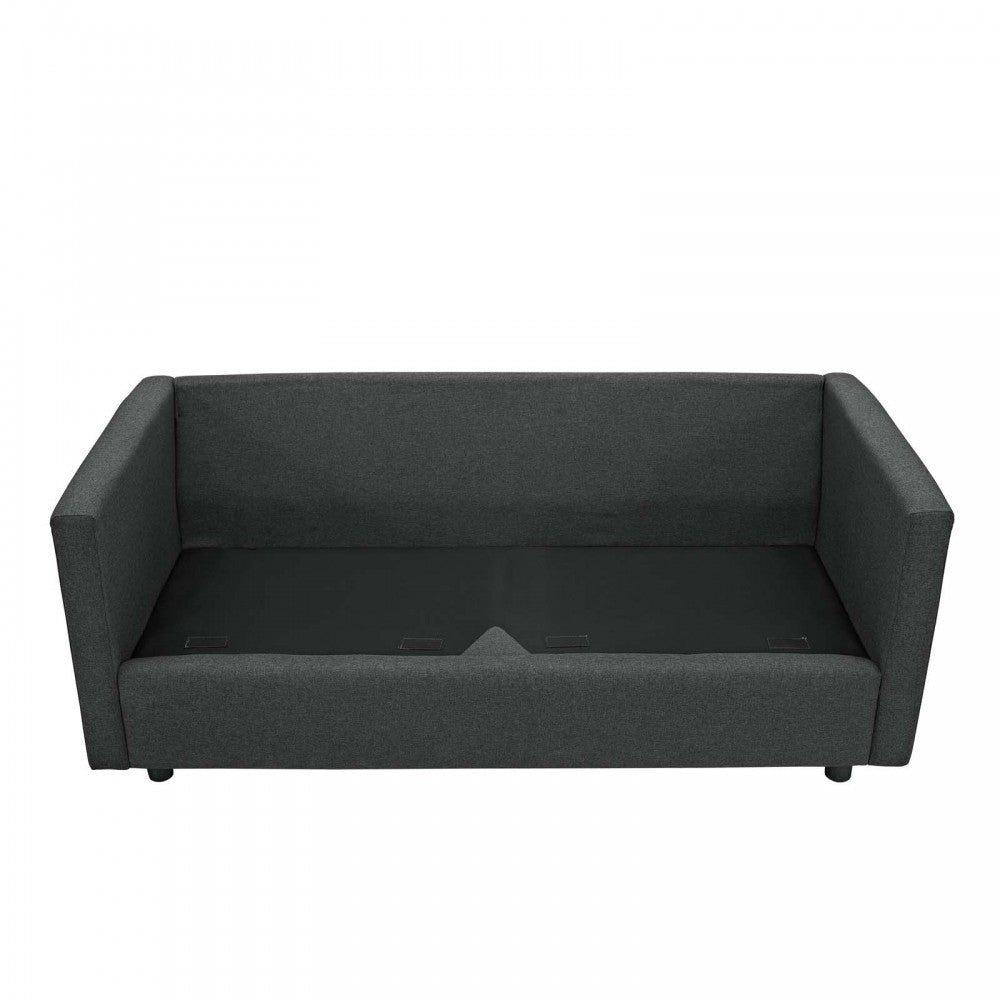 Activate Upholstered Fabric Sofa, Gray