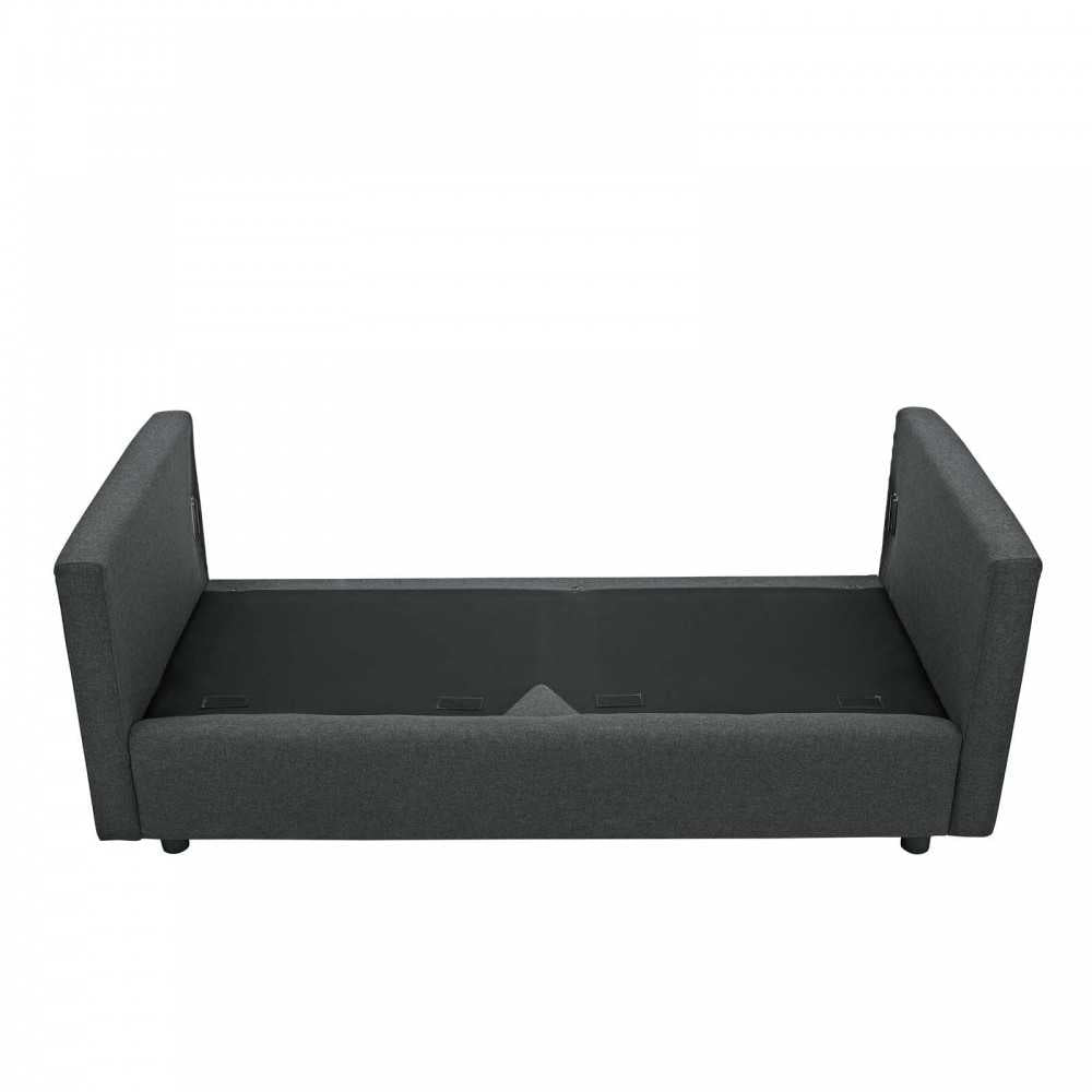 Activate Upholstered Fabric Sofa, Gray