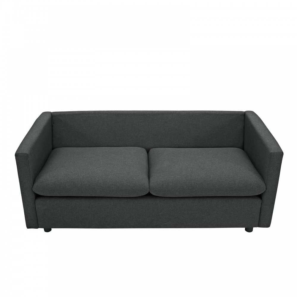 Activate Upholstered Fabric Sofa, Gray
