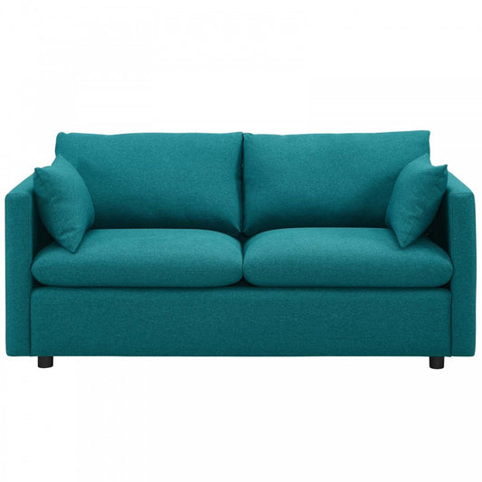 Activate Upholstered Fabric Sofa, Teal
