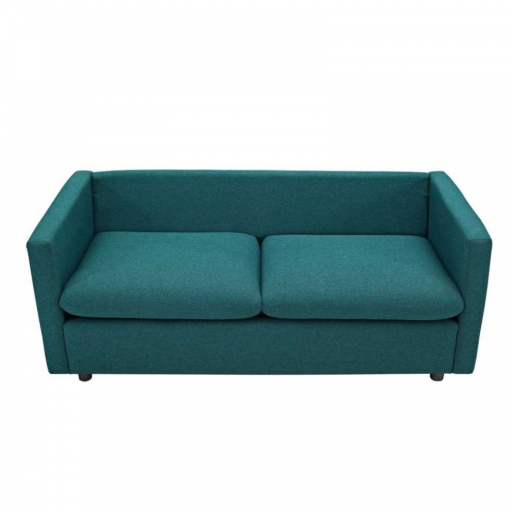 Activate Upholstered Fabric Sofa, Teal