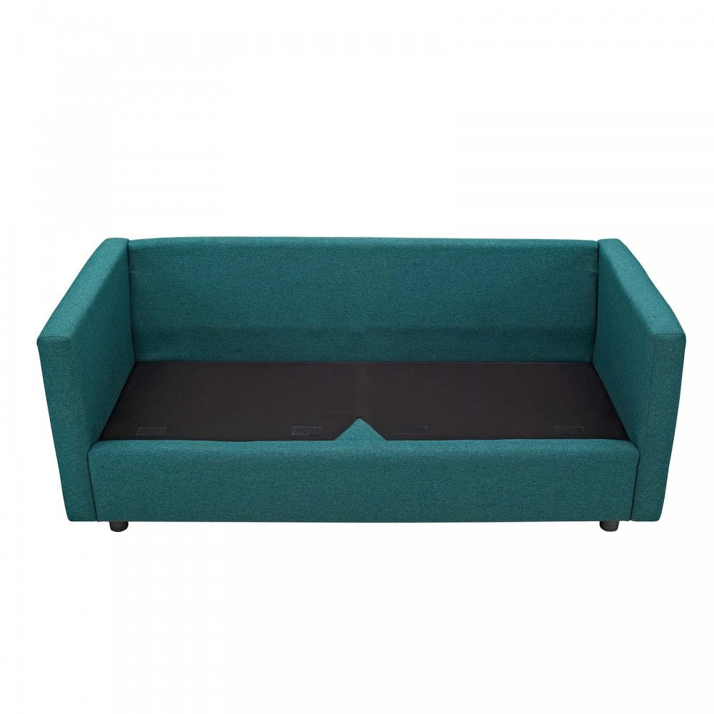 Activate Upholstered Fabric Sofa, Teal