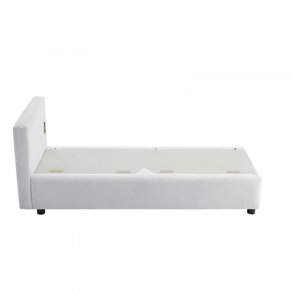 Activate Upholstered Fabric Sofa, White