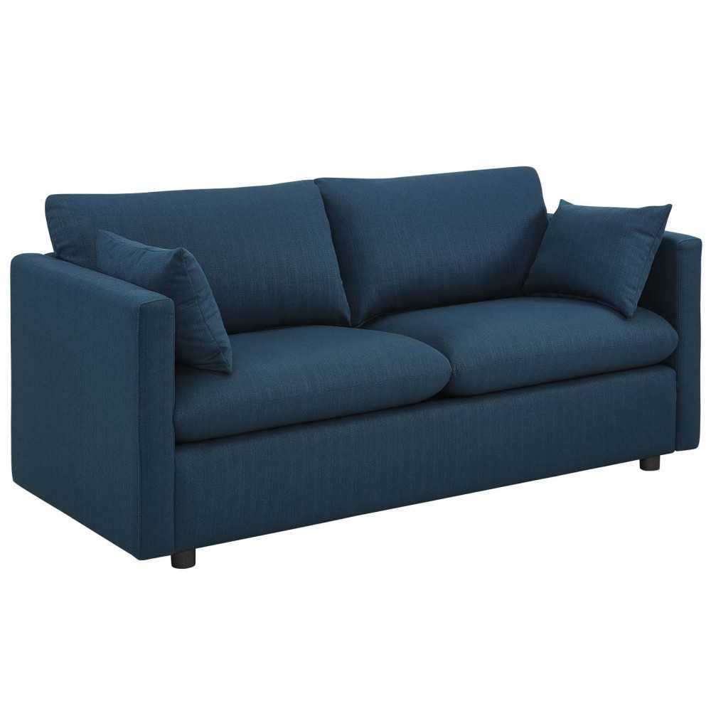 Activate Upholstered Fabric Sofa and Armchair Set, Azure