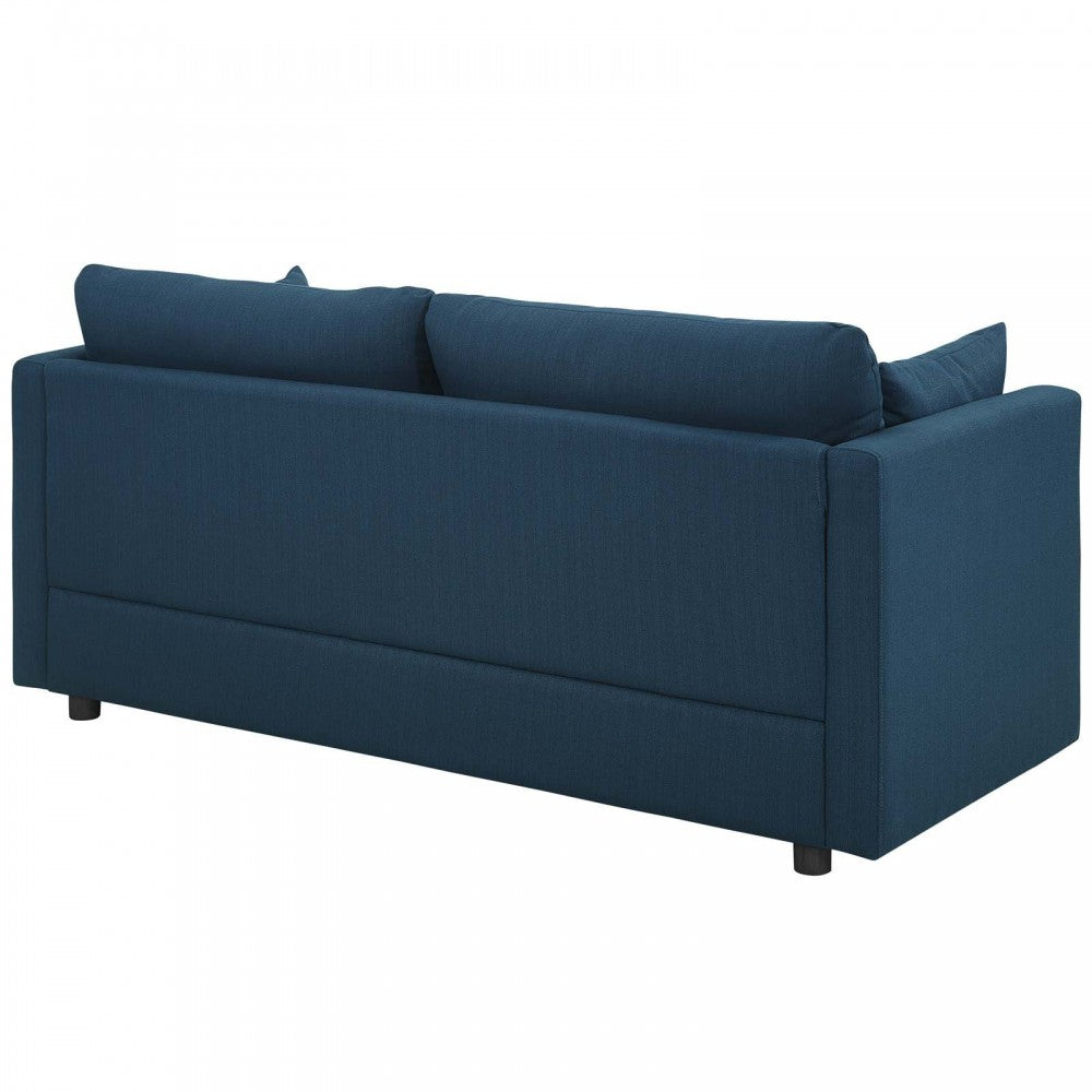 Activate Upholstered Fabric Sofa and Armchair Set, Azure