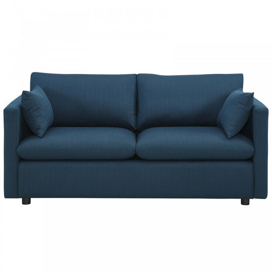 Activate Upholstered Fabric Sofa, Azure