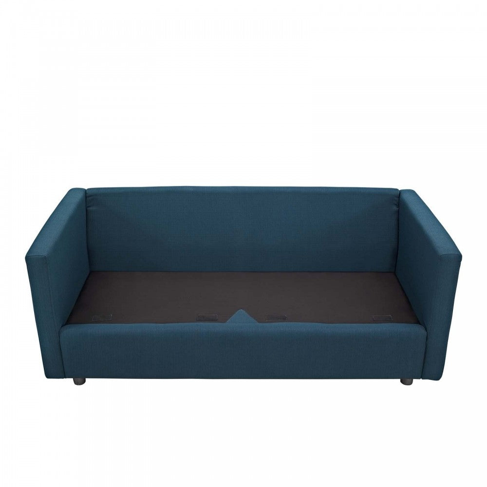 Activate Upholstered Fabric Sofa, Azure