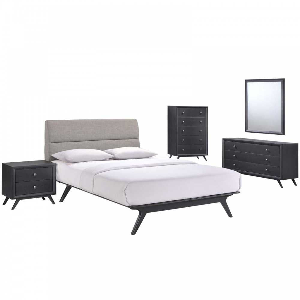 Addison 5 Piece Queen Bedroom Set, White