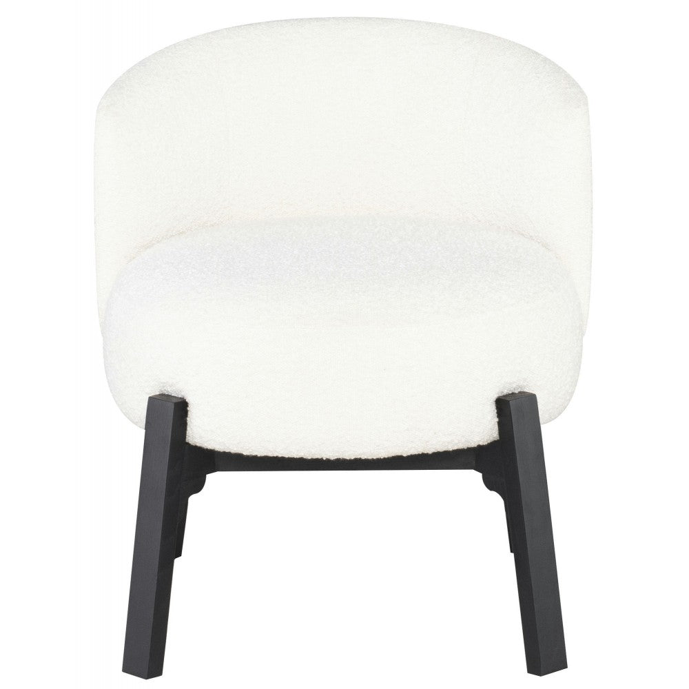 Adelaide Buttermilk Boucle Fabric Dining Chair