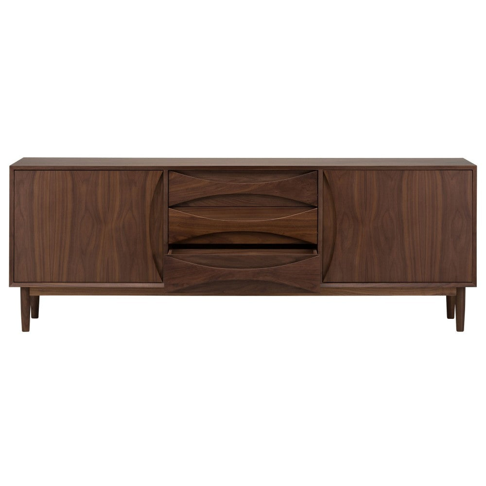 Adele Walnut Wood Sideboard Cabinet