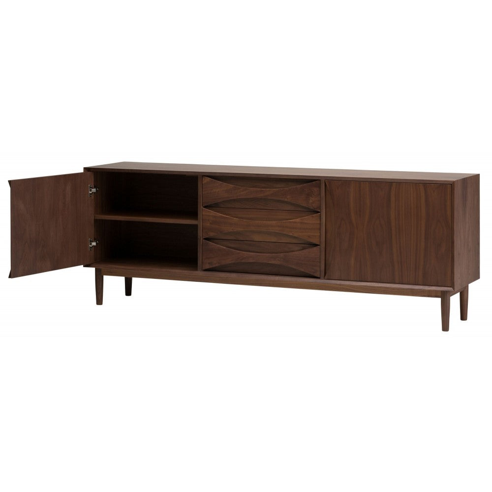 Adele Walnut Wood Sideboard Cabinet