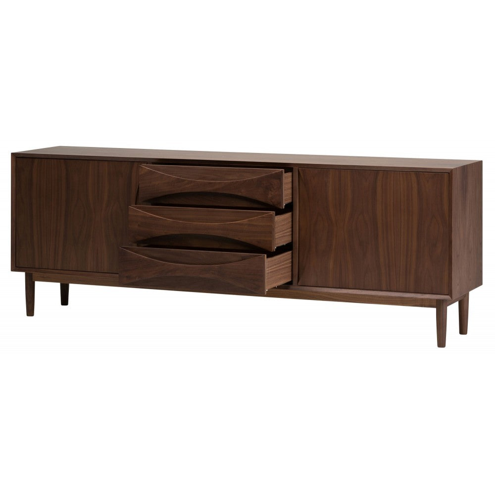 Adele Walnut Wood Sideboard Cabinet