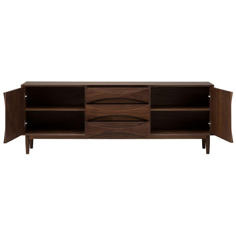 Adele Walnut Wood Sideboard Cabinet