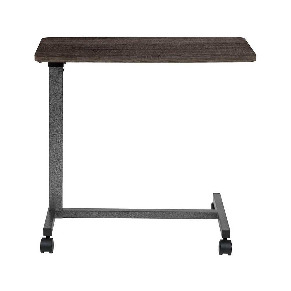 Adjustable Overbed Table with Wheels for Home and Hospital