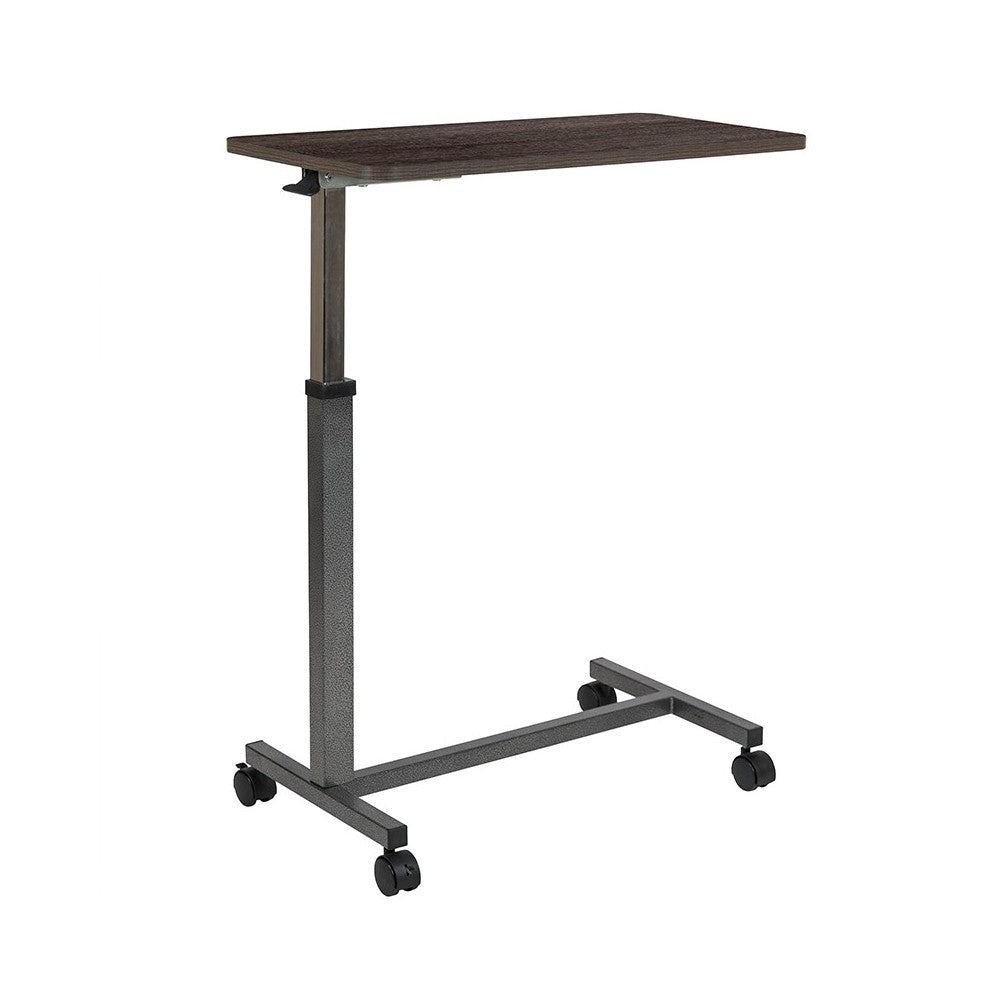 Adjustable Overbed Table with Wheels for Home and Hospital